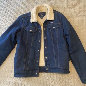 Sherpa lined denim Jacket